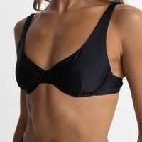 RHYTHM CLASSIC UNDERWIRE TOP - BLACK