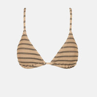 RHYTHM SOL STRIPE SLIDE TRI TOP - BLACK