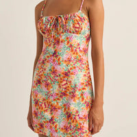 RHYTHM SIERRA FLORAL MINI DRESS - ORANGE