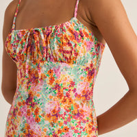 RHYTHM SIERRA FLORAL MINI DRESS - ORANGE