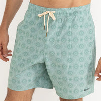 RHYTHM TILE BEACH SHORT - SEA FOAM