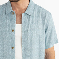 RHYTHM TILE SS SHIRT - BLUE