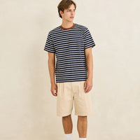 RHYTHM VINTAGE STRIPE SS T-SHIRT - NAVY