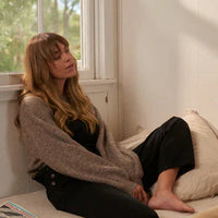 RHYTHM WOMENS QUINN KNIT JUMPER - OATMEAL