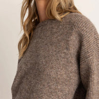 RHYTHM WOMENS QUINN KNIT JUMPER - OATMEAL