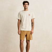 RHYTHM TEXTURED LINEN JAM SHORT -TABACOO