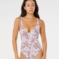 RIP CURL ALOHA STATE D-DD ONE PIECE - BROWN