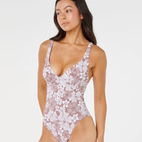 RIP CURL ALOHA STATE D-DD ONE PIECE - BROWN