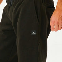 RIP CURL ANTI SERIES DEPARTED TRACK PANT - BLACK