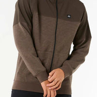 RIP CURL ANTI SERIES VIRAL ZIP THRU - DEEP ROCK