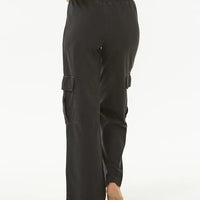 RIP CURL BLOCK PARTY TRACK CARGO PANT - WASHED BLACK