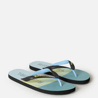 RIP CURL BREAKERS BLOOM OPEN TOE SANDALS - BLUE LAGOON