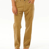 RIP CURL CLASSIC SURF CORD PANT - DARK KHAKI