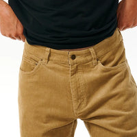 RIP CURL CLASSIC SURF CORD PANT - DARK KHAKI