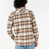 RIP CURL COUNT FLANNEL SHIRT - COFFEE