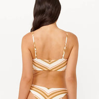 RIP CURL CATALINA STRIPE BANDEAU SWIM TOP