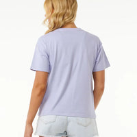 RIP CURL CELESTIAL SEARCH RELAXED TEE - LILAC
