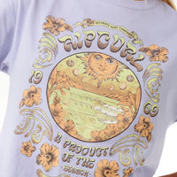 RIP CURL CELESTIAL SEARCH RELAXED TEE - LILAC