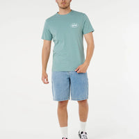 RIP CURL EVERYDAY TEE - BLUE LAGOON