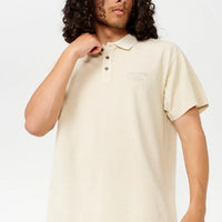 RIP CURL FADE OUT EMBROID POLO SHIRT - VINTAGE WHITE