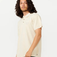 RIP CURL FADE OUT EMBROID POLO SHIRT - VINTAGE WHITE