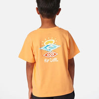 RIP CURL ICONS OF SHRED TEE-BOY - MANDARIN ZEST