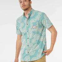 RIP CURL MOD CALI S/S SHIRT - AQUA