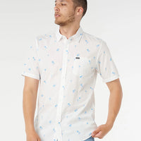 RIP CURL PARADISE PALMS SHORT SLEEVE SHIRT - BONE