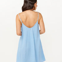 RIP CURL PREMIUM SURF COVER UP - MID BLUE
