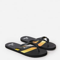 RIP CURL REVERT 2 BLOOM OPEN TOE SANDALS - BLACK