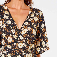 RIP CURL SUNSET HAZE WRAP DRESS