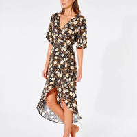 RIP CURL SUNSET HAZE WRAP DRESS