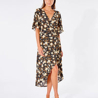 RIP CURL SUNSET HAZE WRAP DRESS