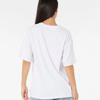 RIP CURL SUNSET SURF HERITAGE TEE - OPTICAL WHITE
