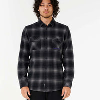 RIP CURL SUPER COMPUTER FLANNEL - BLACK