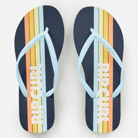RIP CURL SURF REVIVAL BLOOM OPEN TOE NAVY WOMENS
