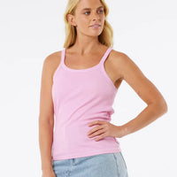 RIP CURL STEPH GILMORE RIB TANK PINK