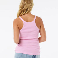 RIP CURL STEPH GILMORE RIB TANK PINK