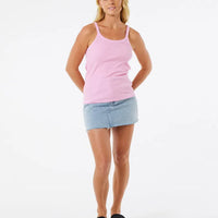 RIP CURL STEPH GILMORE RIB TANK PINK