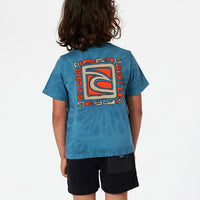 RIP CURL TUBE TIE DYE TEE - OCEAN