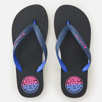 RIP CURL WETTY FADE BLOOM OPEN TOE - NAVY