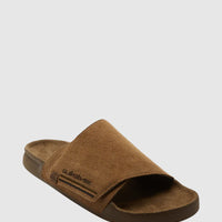QUIKSILVER RIVI SUEDE SLIDER SANDALS