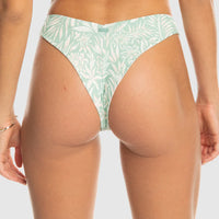 ROXY RIB LOVE THE SUNSEEKER BIKINI BOTTOM - BLUE