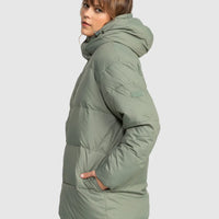 ROXY OCEAN DREAMS SHERPA JACKET - AGAVE GREEN