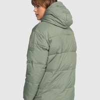 ROXY OCEAN DREAMS SHERPA JACKET - AGAVE GREEN