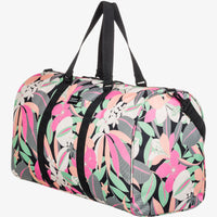 ROXY WOMENS PUMPKIN SPICE TRAVEL BAG - ANTHRACITE PALM SONG