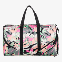 ROXY WOMENS PUMPKIN SPICE TRAVEL BAG - ANTHRACITE PALM SONG