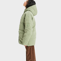 ROXY SEASIDE MEMORIES MEMORIE PARKA - OIL GREEN