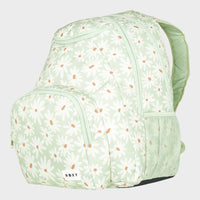 ROXY SHADOW SWELL PRINTED 24L BACKPACK - LAUREL GREEN DREAM BIG FLORAL