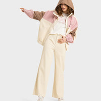 ROXY STRIKE A CORD JACKET - PARCHMENT